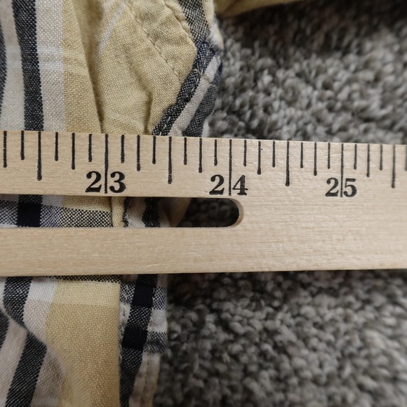 Walls Ranch Wear Shirt Mens XLT Beige Plaid Western Pearl Snap Cowboy Ranch Work - Picture 6 of 9